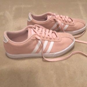 Pink adidas sneakers